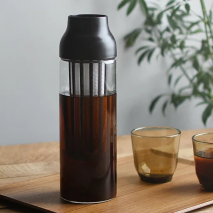 Kinto Capsule Cold Brew Carafe - 1L - Dark Brown